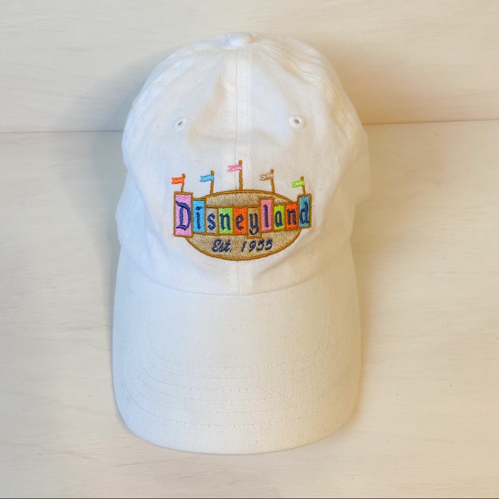 Disneyland rainbow sign adult adjustable hat.